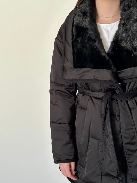 DOWN AND MINK JACKET